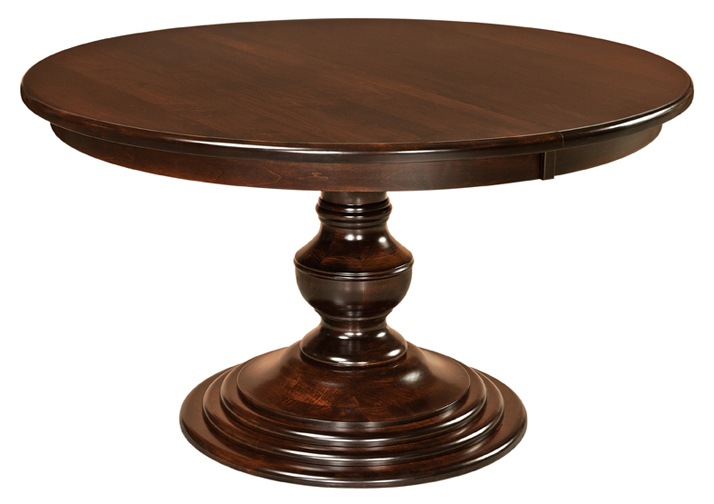 Kingsley Single Pedestal Dining Table Amish Furniture Factory