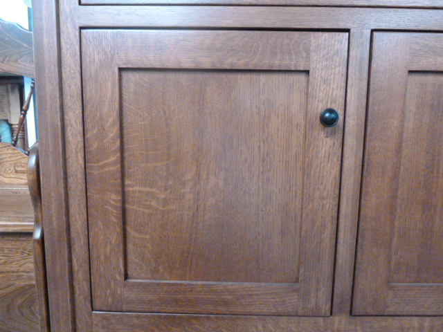A reverse panel furniture door from Amish Furniture Factory