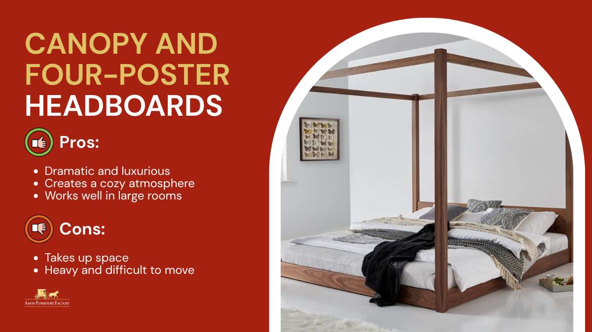 headboard styles Canopy and Four-Poster Headboards