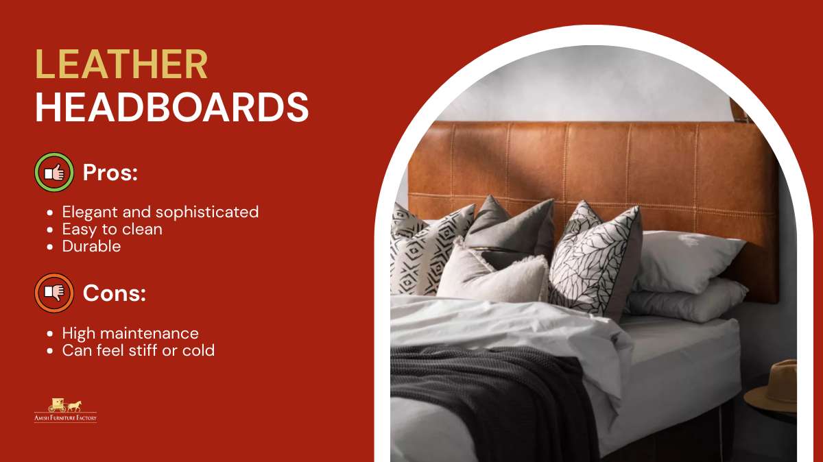 headboard styles Leather Headboards