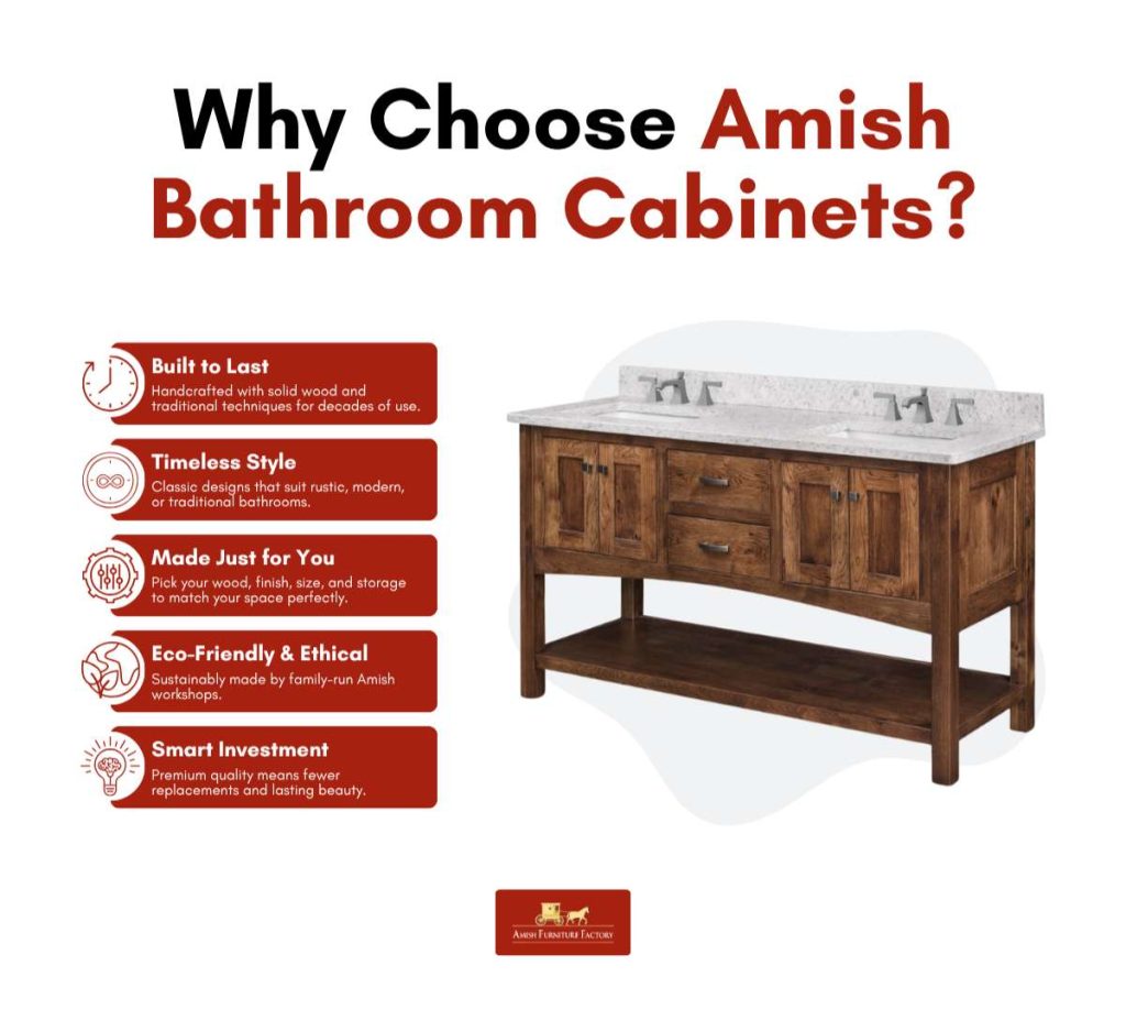 amish made bathroom cabinets Why Choose Amish Bathroom Cabinets