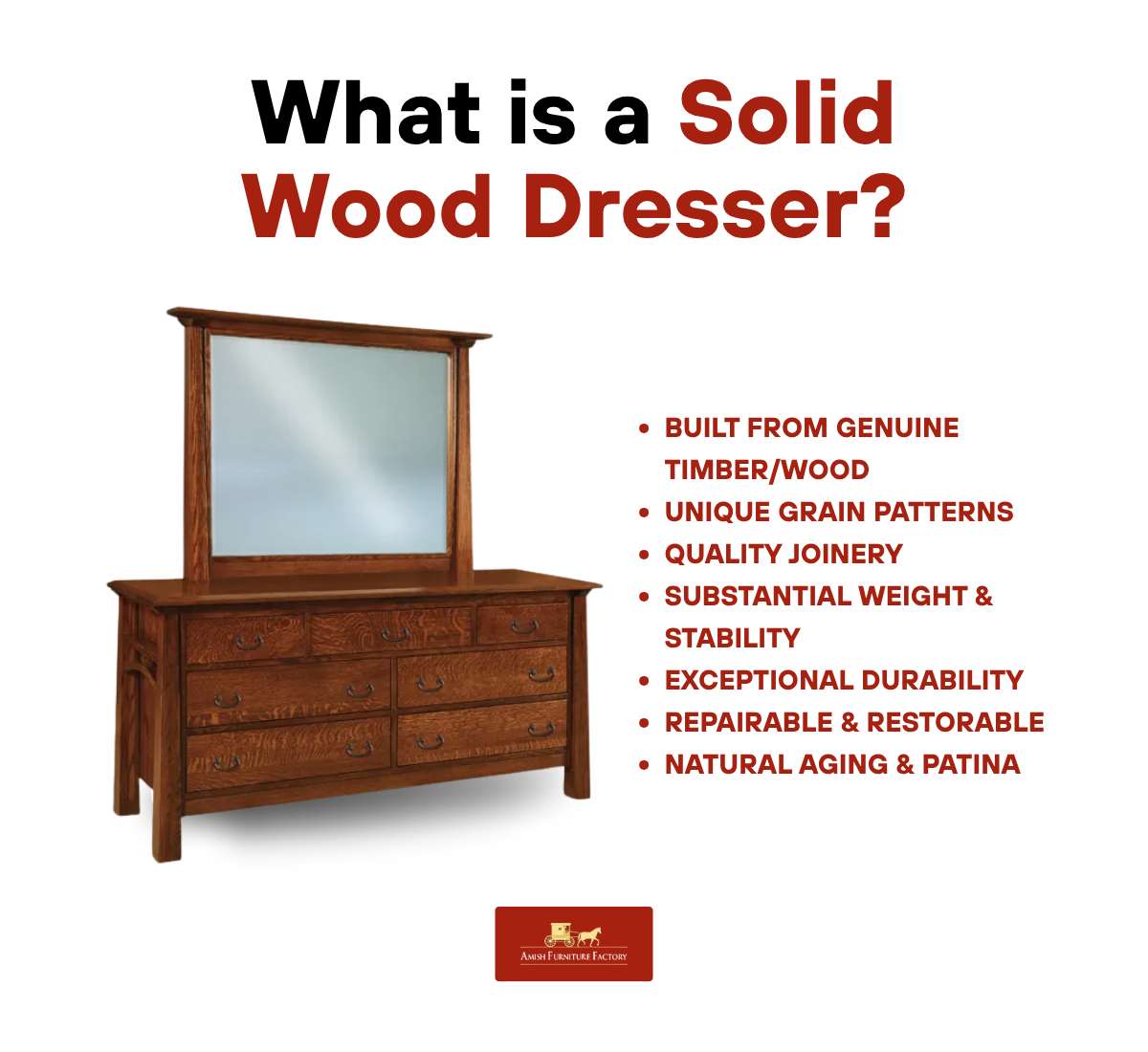 What is a Solid Wood Dresser