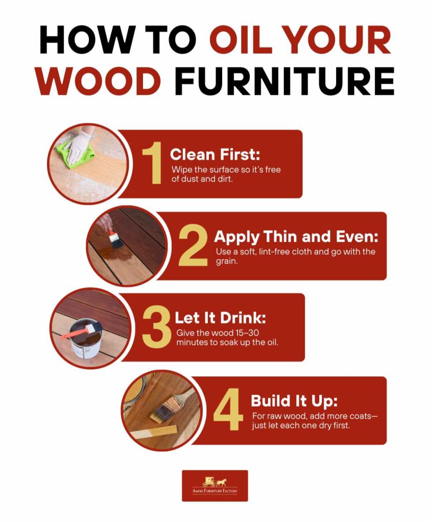 How to Oil Your Wood Furniture