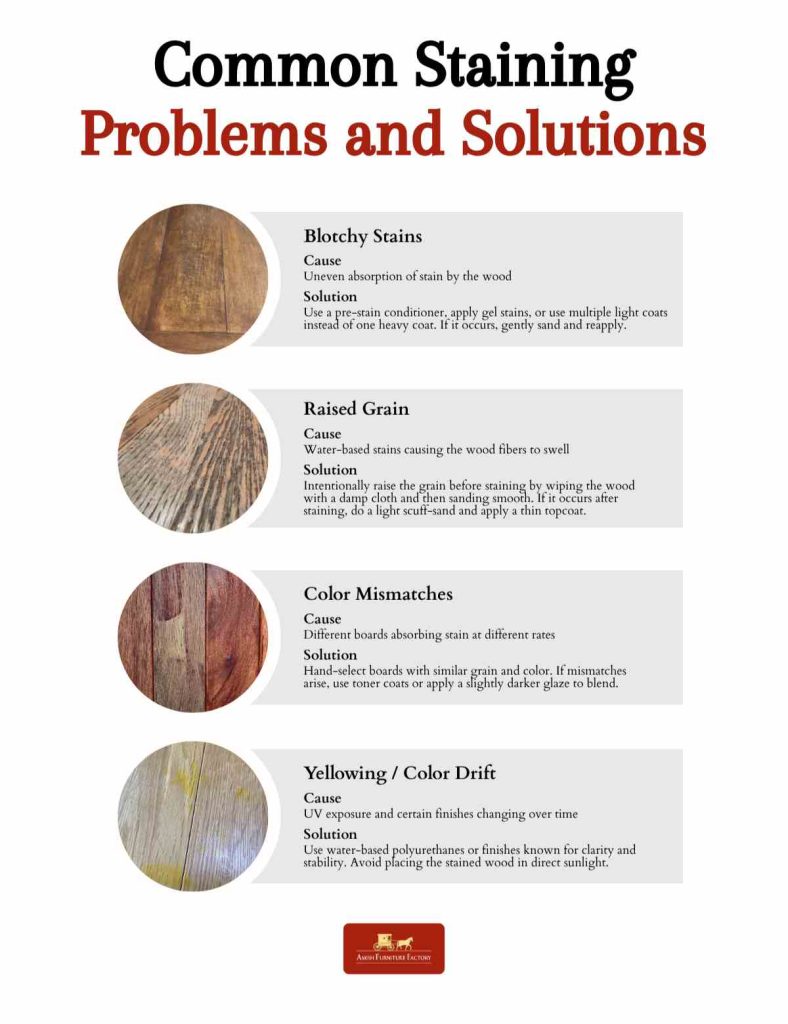 best stain for maple cabinets Common Staining Problems and Solutions