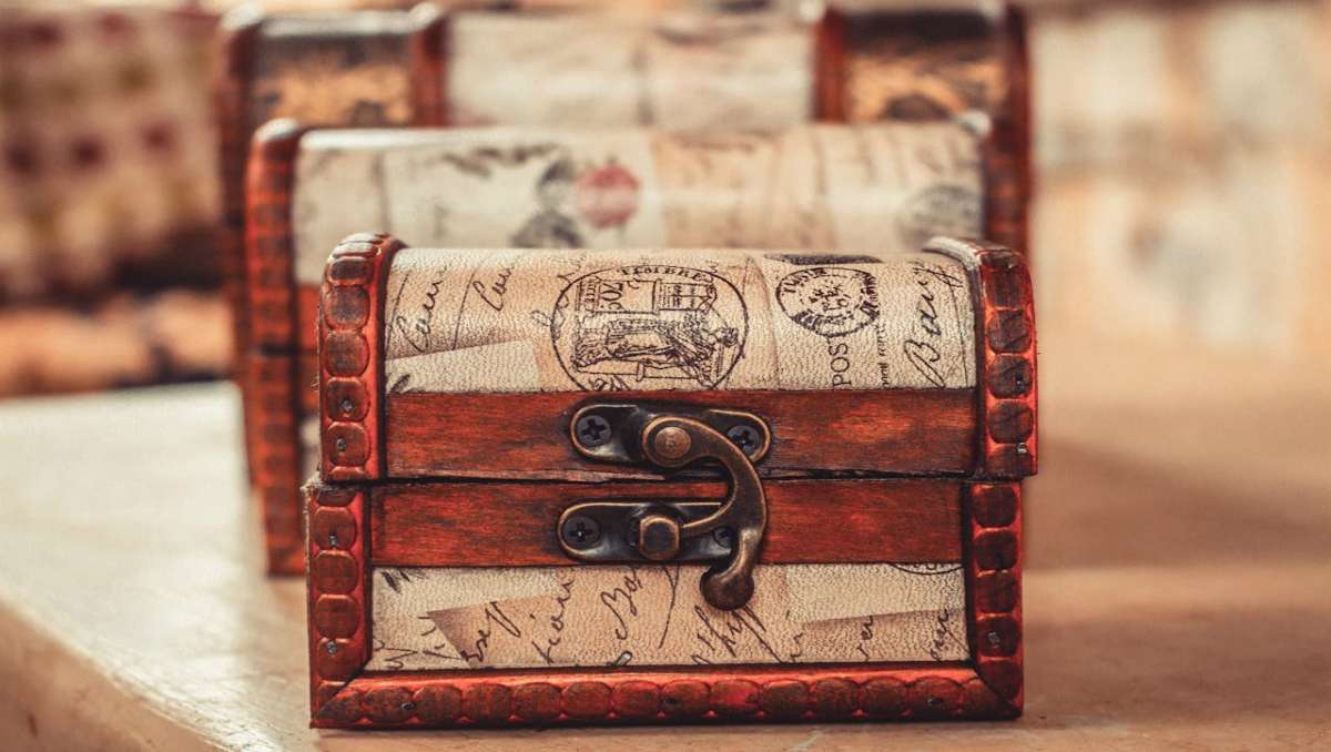 Wooden vintage chests