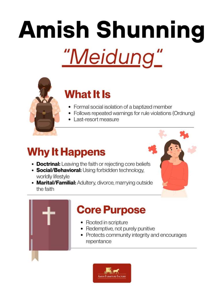 amish shunning Amish Shunning (Meidung)