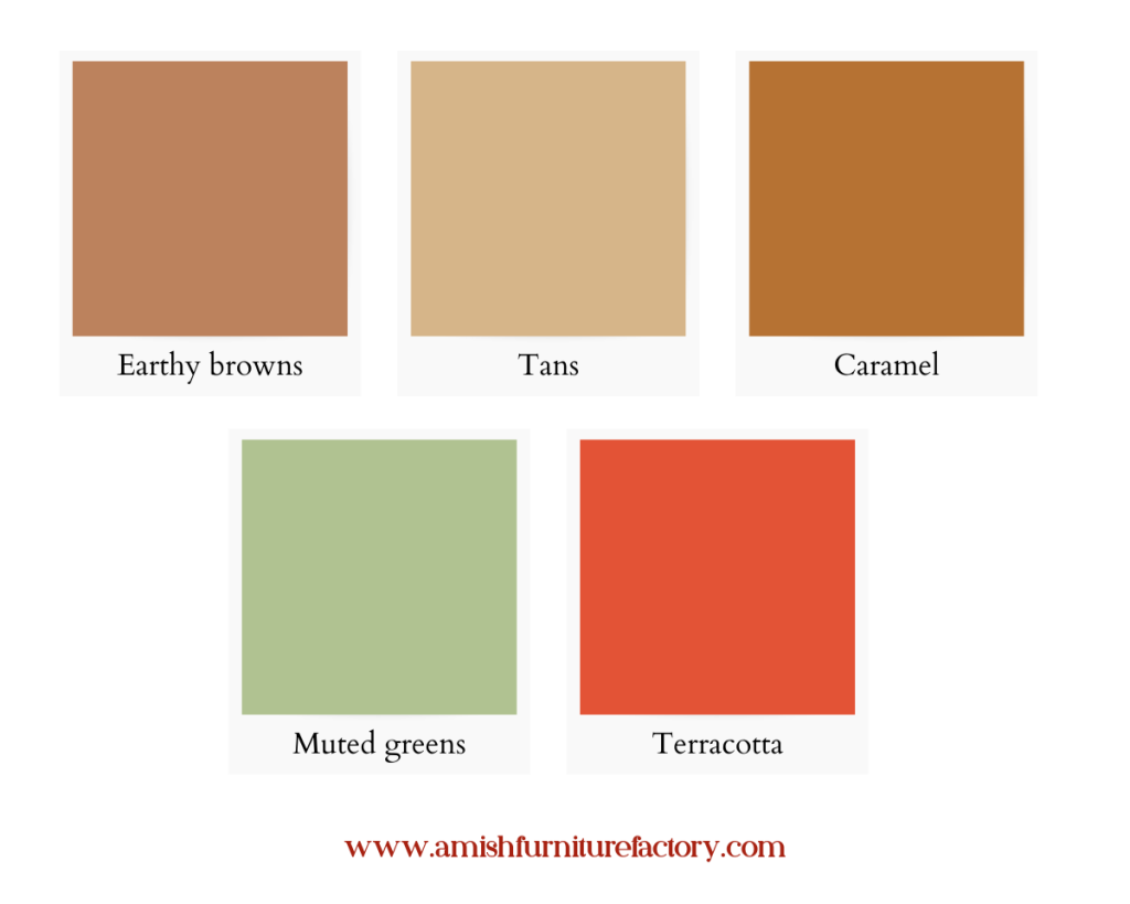 what color furniture goes with dark wood floors Warm Furniture Colors for a Cozy, Inviting Look