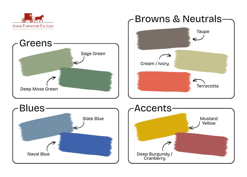 Color palette swatch graphic