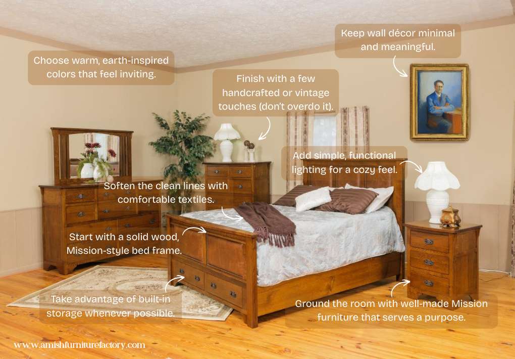 Mission Style Bedroom Decorating Ideas