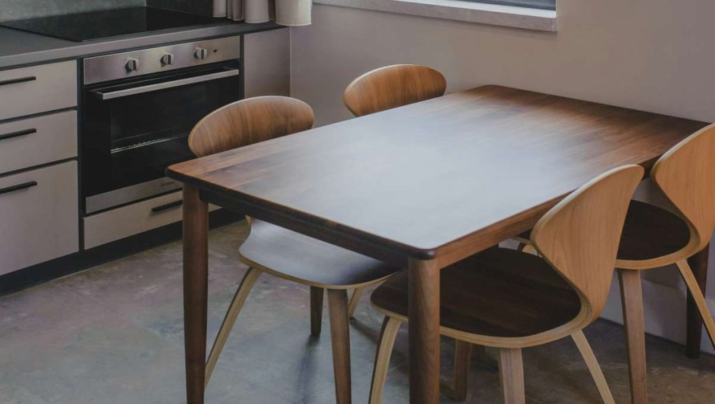 Kitchen table with four chairs