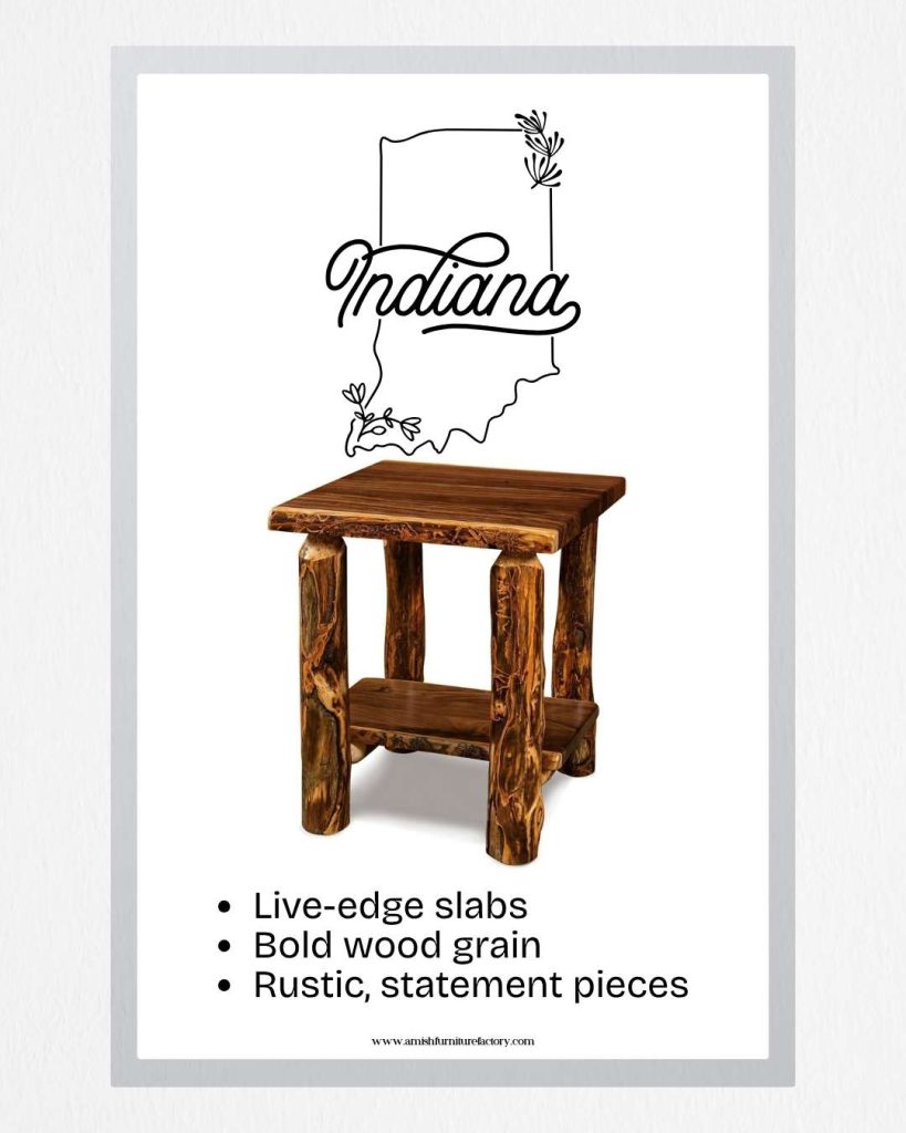 Amish furniture styles Indiana furniture styles