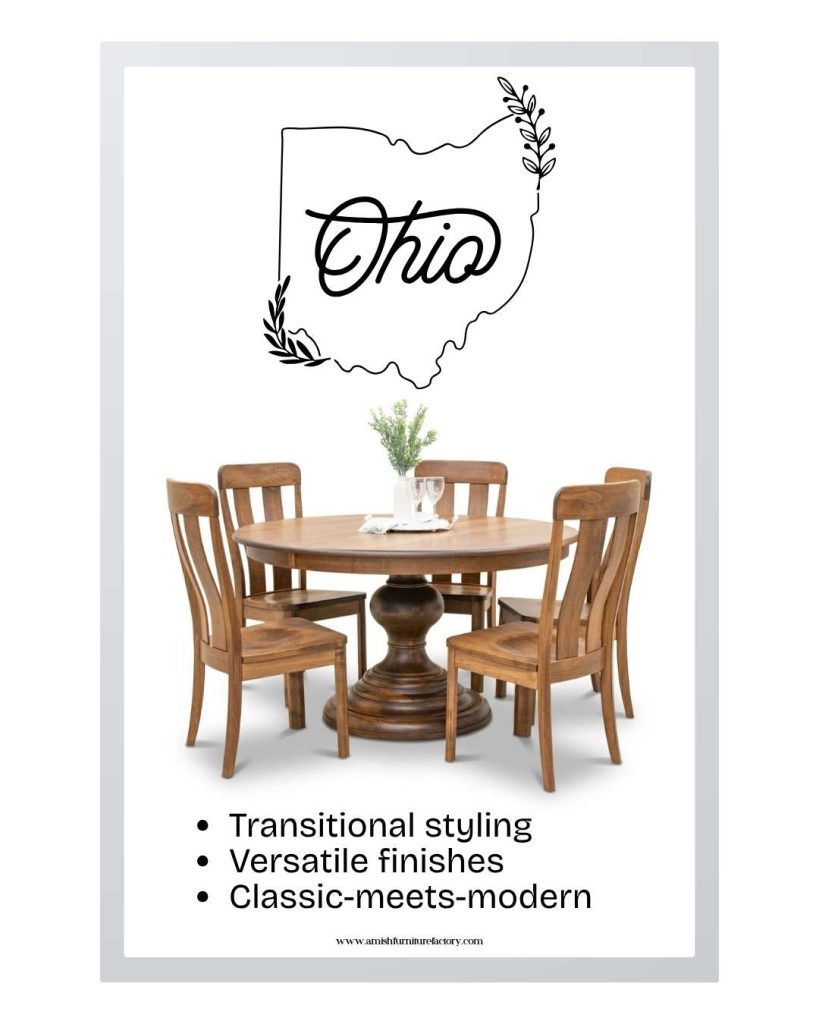 amish furniture styles Ohio furniture style