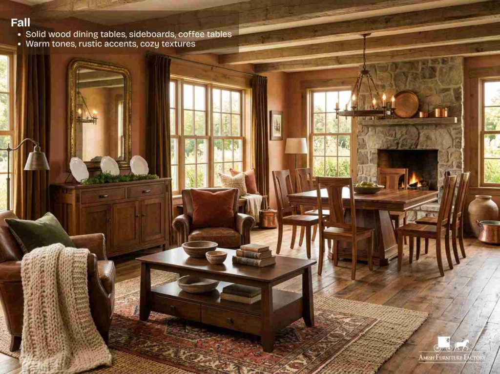 seasonal amish furniture Seasonal Amish Furniture Ideas - Fall