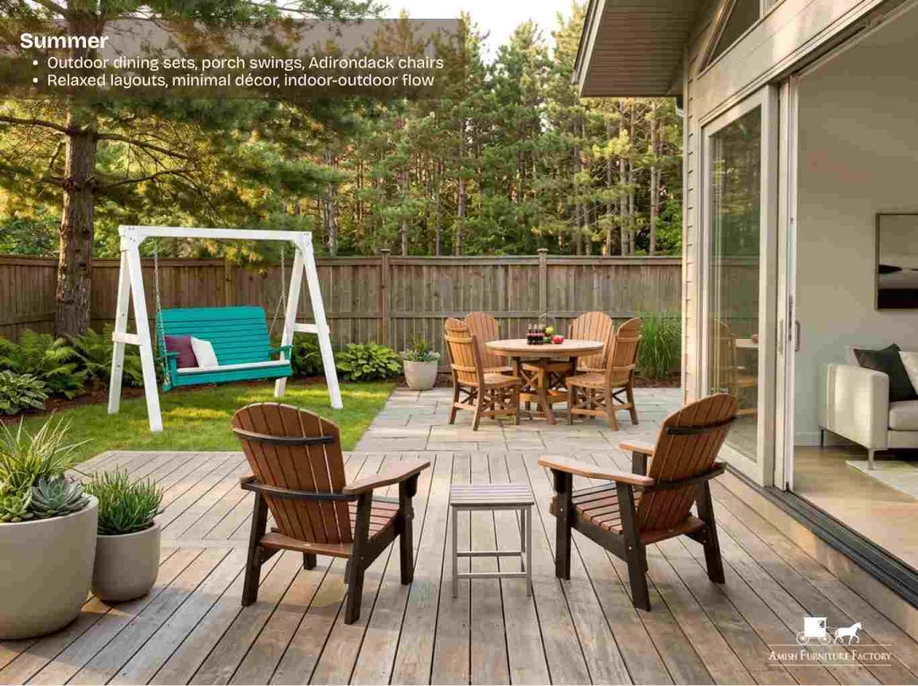 seasonal amish furniture Seasonal Amish Furniture Ideas - Summer