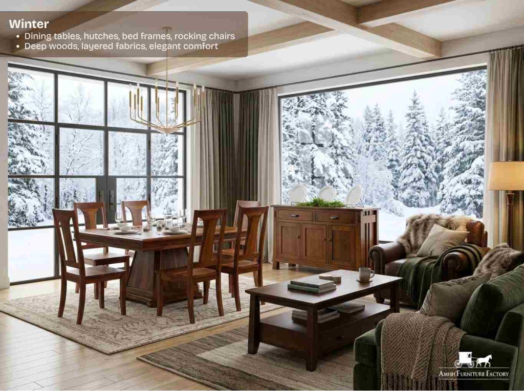 seasonal amish furniture Seasonal Amish Furniture Ideas - Winter