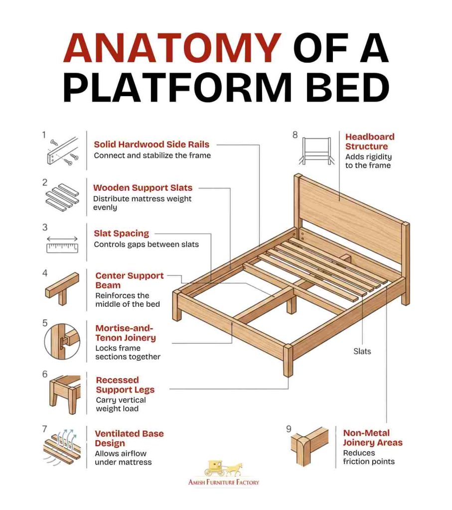 what is a platform bed Anatomy of a Platform Bed