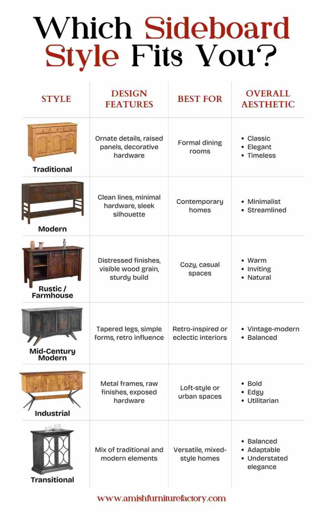 Which Sideboard Style Fits You