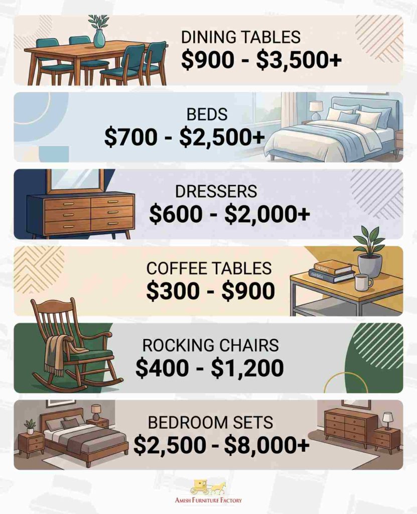 list of amish stores in iowa How Much Does Amish Furniture Cost in Iowa