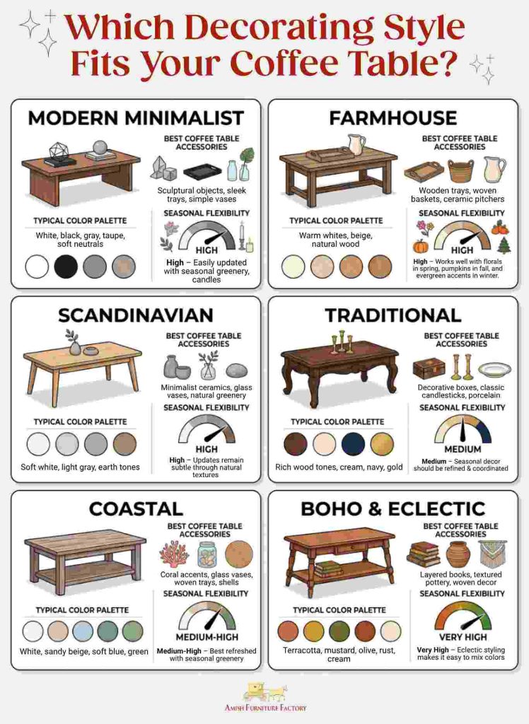 Which Decorating Style Fits Your Coffee Table