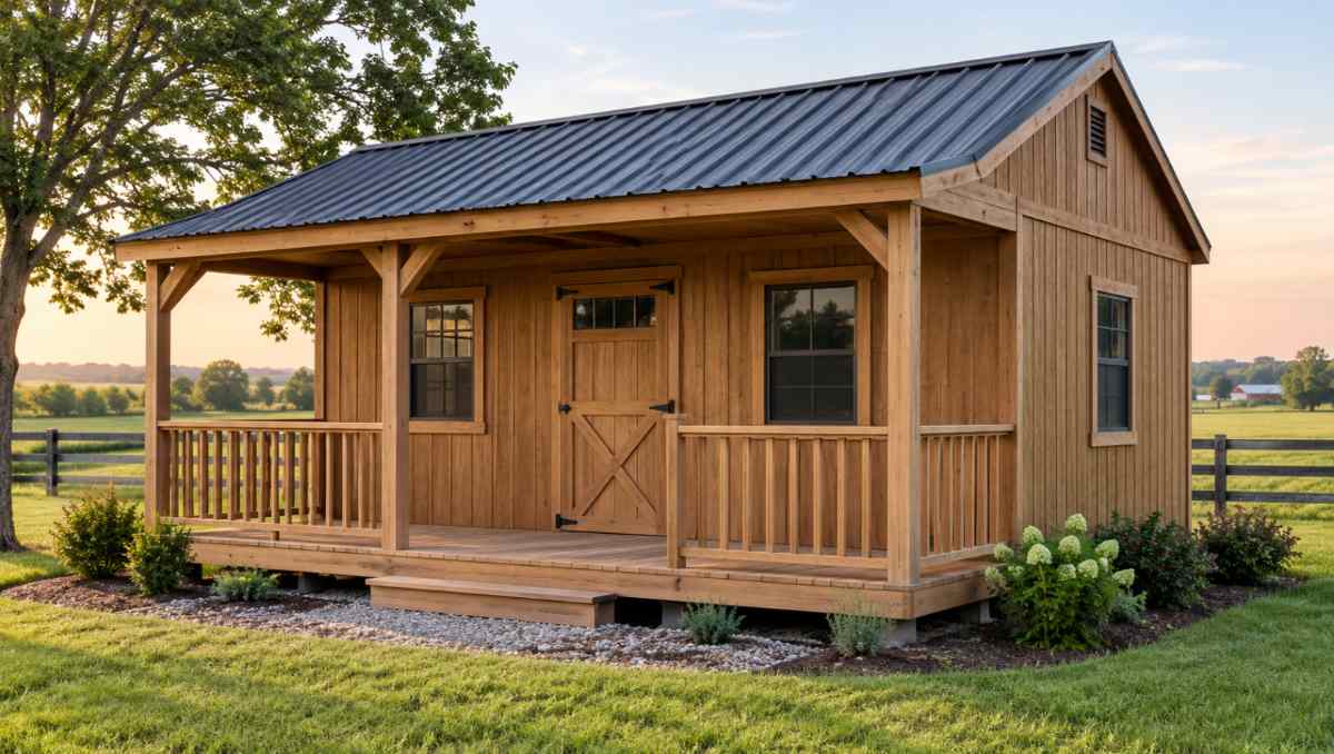 What Makes an Amish Shed with Porch Worth Considering?