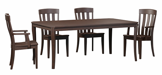 Avon Leg Table & Oregon Chairs
