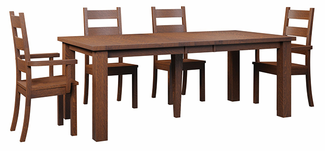 Western Table & Hi Back Chairs