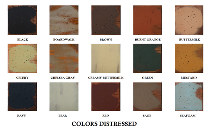 Distressed Color Options