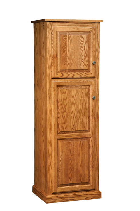 Traditional 2 Door Pantry Cabinet Amish Furniture Factory