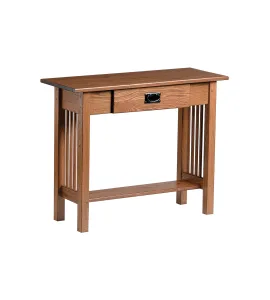 Country Classic Mission Console Table with Drawer