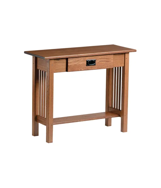 Country Classic Mission Console Table with Drawer