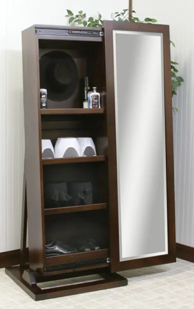 Shaker Hat Storage Leaner Cabinet