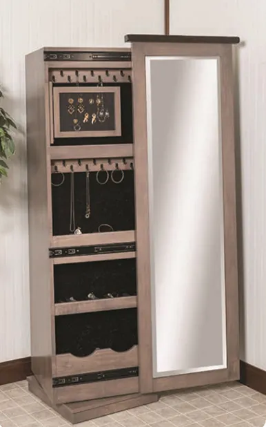 Barn Wood Top Jewelry / Armoire Tower