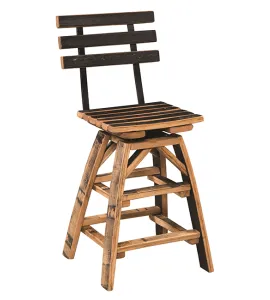 108 Swivel Bar Stool with Back