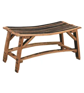 RB Barrel Stave Bench
