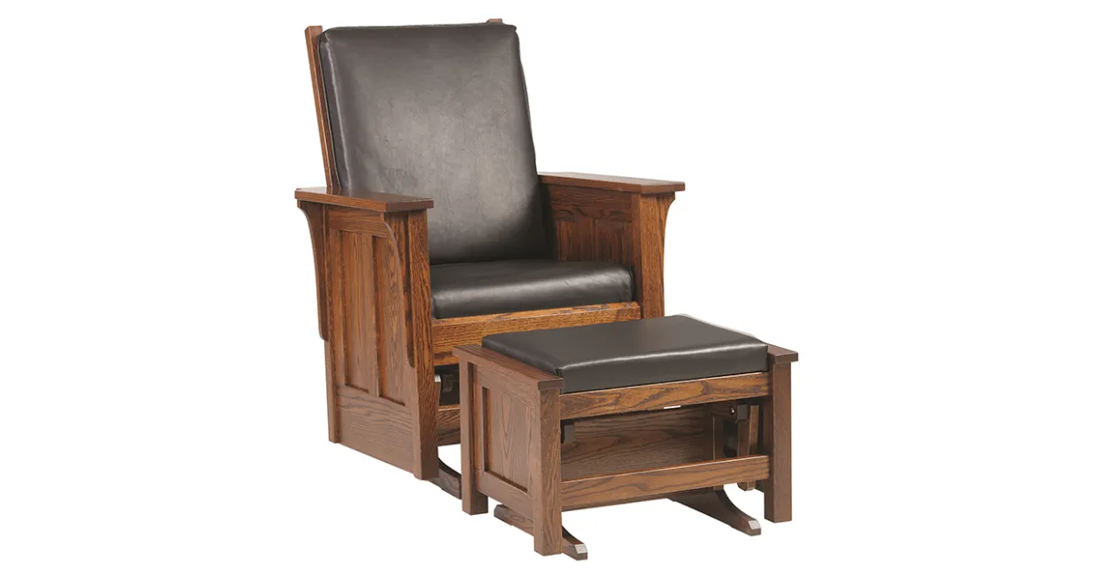 1600 Shaker Glider & Ottoman