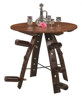 RB 36&quot; Barrel Stave Table