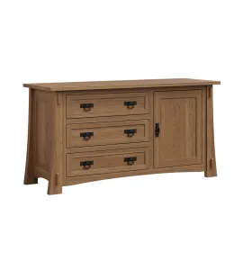 Modesto 3 Drawer 1 Door Credenza