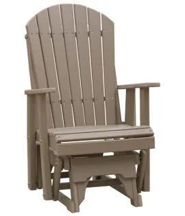 Adirondack Poly Vinyl Glider Chair