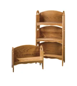 Deacon's Bench/Stacking Bookshelf
