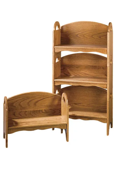 Deacon's Bench/Stacking Bookshelf