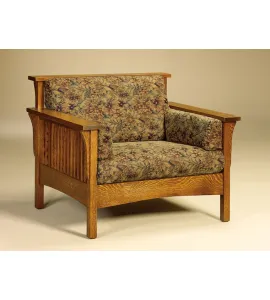 High Back Slat Chair