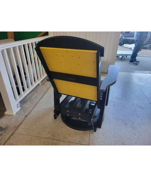 Poly Vinyl Iowa Hawkeye 2ft Outdoor Glider - QUICK SHIP