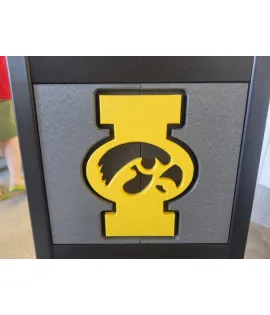 Poly Vinyl Iowa Hawkeye Bar Chair - QUICK SHIP