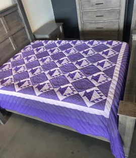 Amish Handmade Basket Pattern 90x106 Inches Quilt - QUICK SHIP