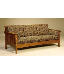 High Back Slat Sofa