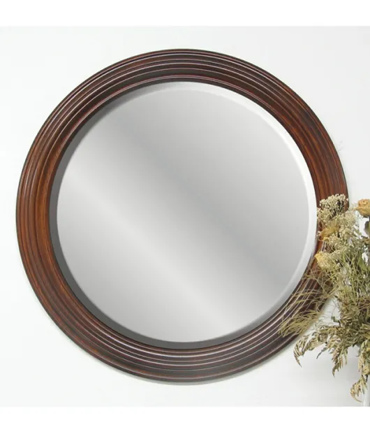 30" Round Molding Wall Mirror