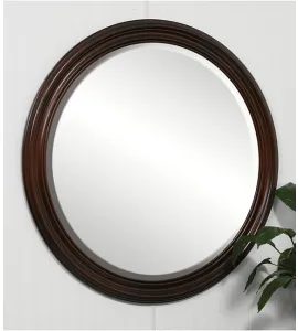36" Round Molding Wall Mirror