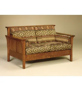High Back Panel Loveseat