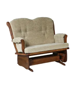 Swan Back Love Seat Glider