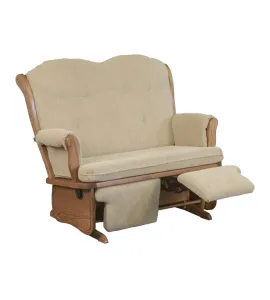 Swan Back Love Seat Glider